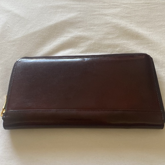 Emerson by Ricardo Beverly Hills Brown Leather Wallet/ Clutch Bag NWOT - Picture 7 of 11